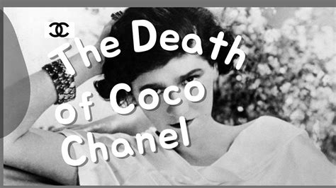 coco chanel mort|coco chanel life and death.